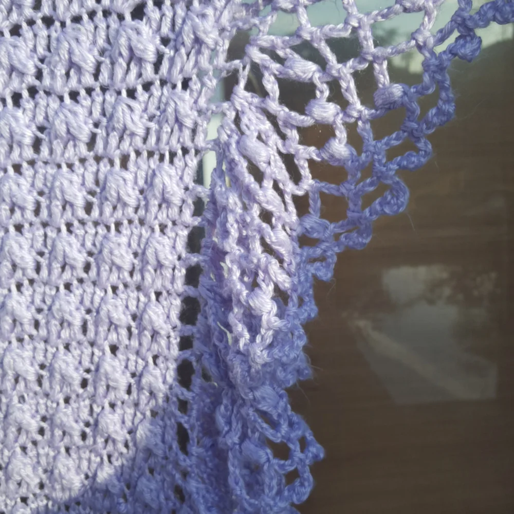 Crochet throw